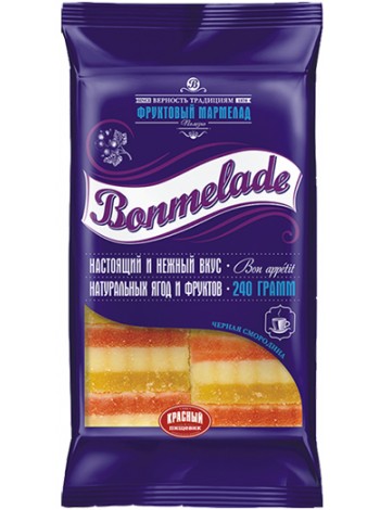 Мармелад фас. ТРЕХСЛОЙНЫЙ BONMELADE 240г*14 шт. Кр.Пищевик